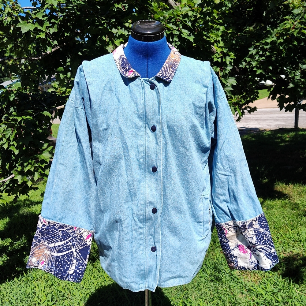 Vintage OOAK Artist Made Denim Jacket